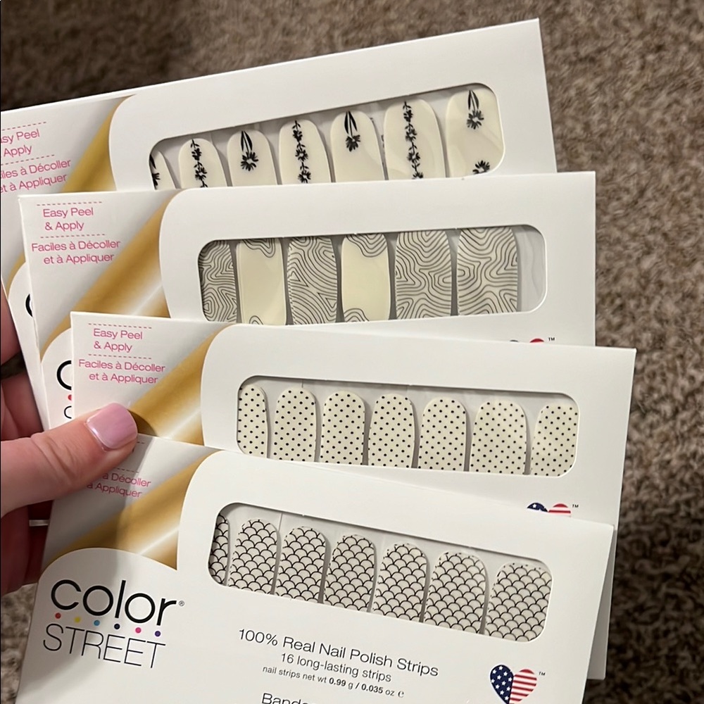 Color Street Monochrome Nail Art Collection